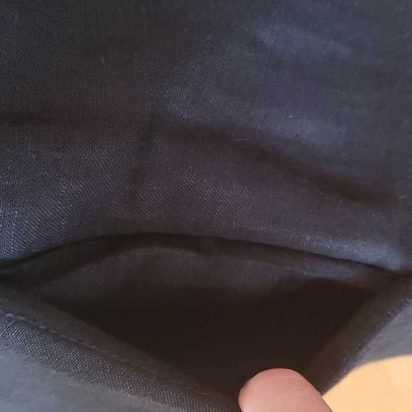 Anthropologie Maeve Twist Front Black Mini Dress Size Small Petite - Picture 8 of 16